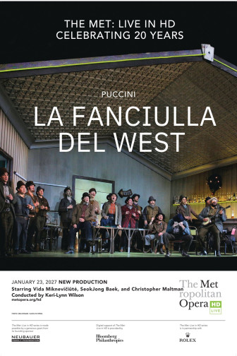 Plakat for The Met Opera: LA FANCIULLA DEL WEST (Puccini)